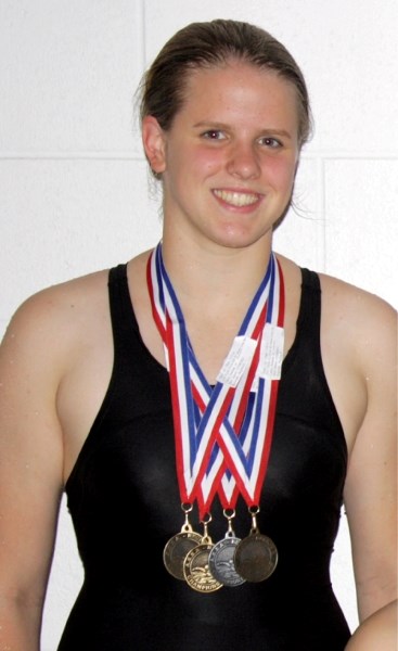 Westlock Gator Hannah Tabert brought home three silver medals from the provincial swim meet in Calgary Aug. 12.