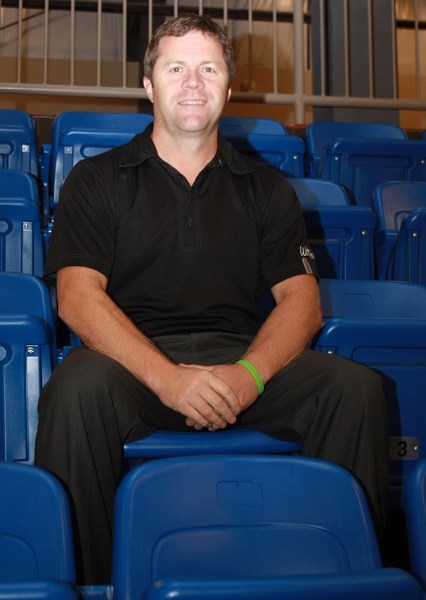 Todd Ducharme, co-chair of the Spirit of Westlock Foundation’s fundraising committee, sat last week in one of the seats still available for sale. The foundation hopes to sell 