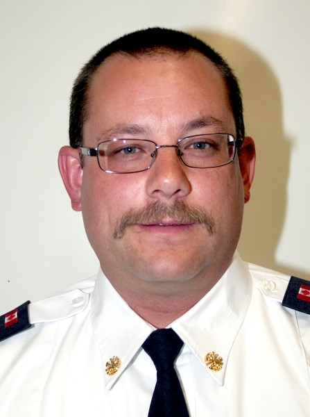 Colin Calkins, 45, was a 20-year member of the Pickardville Fire Department before he died suddenly on Sept. 27 while on vacation.