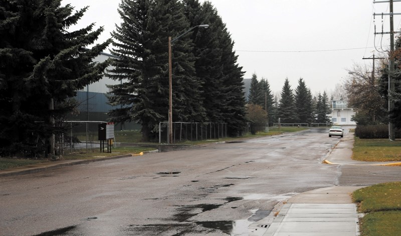 A stop sign is slated to be installed at the corner of 97 Avenue and 99 Street in order to help slow down traffic making its way to and from the Spirit Centre.