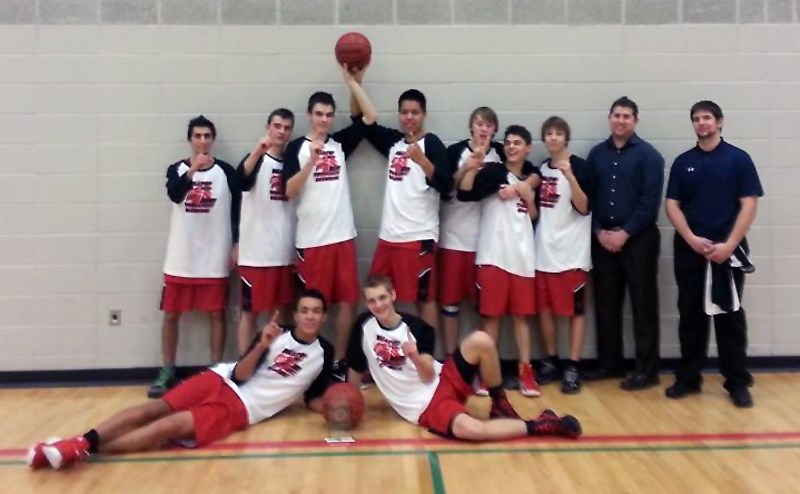 The R.F. Staples senior boys Thunderbirds went undefeated in Whitecourt last weekend for a gold-medal finish in their first tournament of the season. They are slated to play