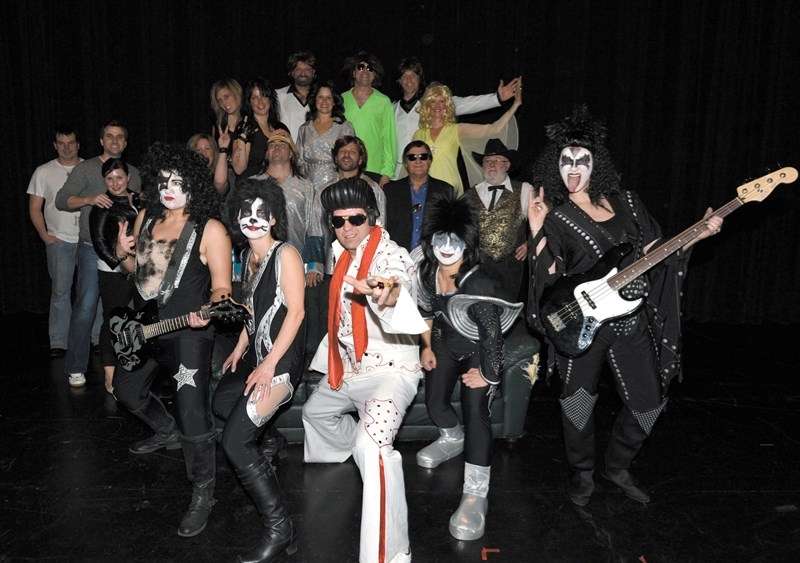 The Feb. 2 Rock of the Ages fundraiser at R.F. Staples’ Cultural Arts Theatre attracted colourful community members who performed classic rock hits.