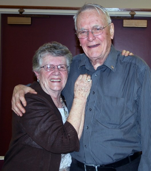 Marg and Rex Dawson celebrated Valentine’s Day at the Westlock Rotary Club’s weekly luncheon on Feb. 14. The couple have been married for 64 years.
