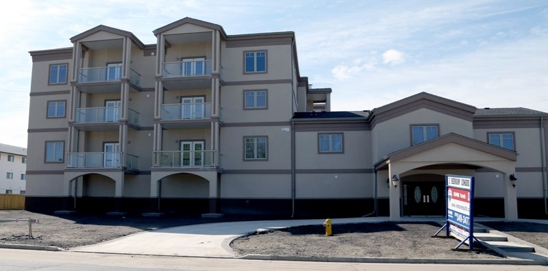 Condominiums in the new Oakridge Manor on 102 Street, behind Servus Credit Union are now for sale.