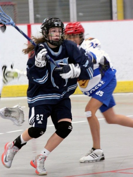 Britannie Ouimet represented Westlock on the Team Alberta bantam girls lacrosse squad at the national championships in Halifax, N.S. July 23-28.