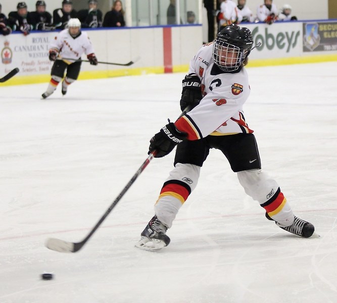 Bantam Warriors captain Ethan Brost and his teammates will face the best in the province when the club hosts the Hockey Alberta Bantam