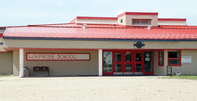 Meeting are slated for July 16 at W.R. Frose School in Fawcett (above) and Jarvie School. At issue are the school buildings, which Pembina Hills would like to see turned over 