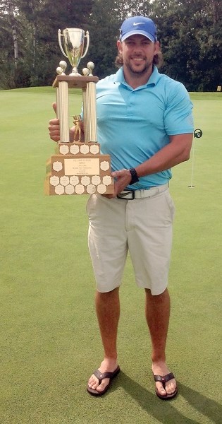 Fort McMurray’s Aaron Barrington won the Men’s Open at the Westlock Golf Course Aug. 2-4, setting a new course record of 68 in the process.