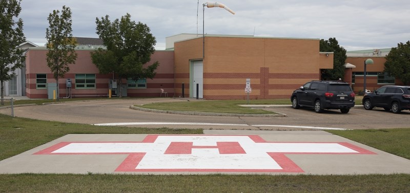 Westlock will be getting a new helipad to support STARS’ new helicopters, as the current one (pictured) is too small and not strong enough. The hope is to have the new