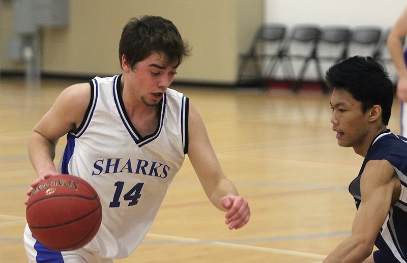 St. Mary Shark Nick Schwarz and the rest of the team posted a strong result at a weekend tournament in Lac La Biche, earning second place after a one-point loss to