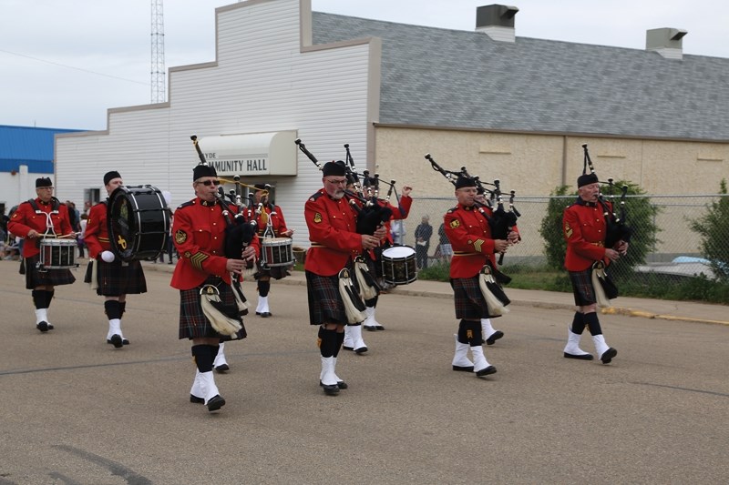 A scene from the village’s 100th Anniversary celebrations last year. A report from the Clyde Viability Review Team suggests the village is trending toward non-viability,