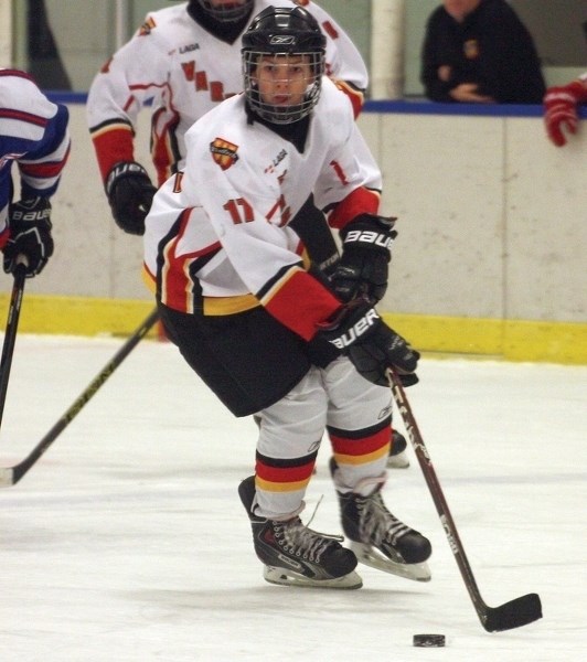 Mason Coutu and the rest of the bantam Warriors are headed to the bantam