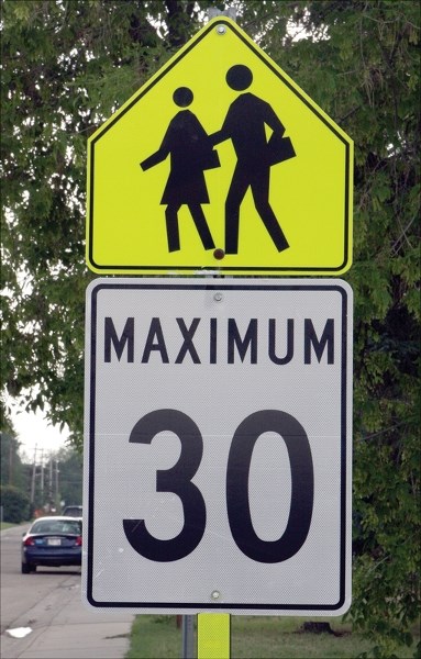 Town councillors will decide next week whether residential speed limits will be reduced to 40 km/h. As part of the same proposed bylaw, school zones would be turned into