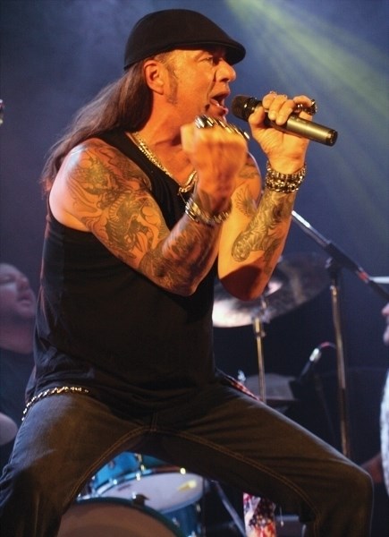 Thunderstruck lead singer Ken Stone belts out an AC/DC classic during the fifth annual Flatbush Rocks music festival held July 18.
