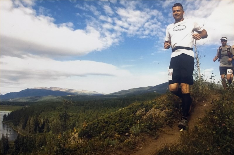 Sheldon Wilcox makes his way through the Death Race on Aug. 1. He finished the race in just under 24 hours.