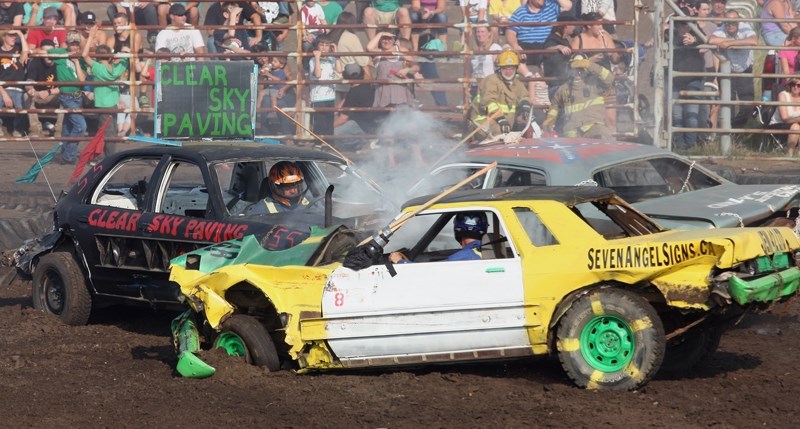 The demo derby will be the final event of this year&#8217;s fair. Expect the stands to be packed for the event.