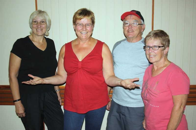 Jeannie Davis, Bev Chappell, Dave and Kathy Lent are part of the crew for this year’s Rotary Dinner Theatre production of Bubba’s Revenge. This play is the third and final