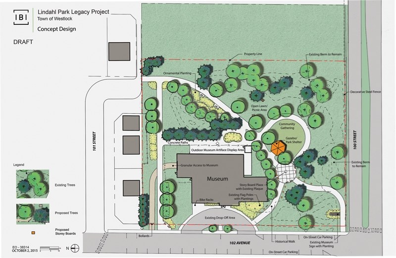 The Town of Westlock is applying for $500,000 worth of federal funding for a legacy project in Lindhal Park as part of its 100th anniversary.