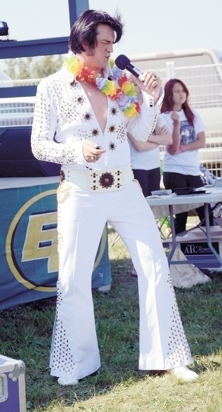 Elvis tribute artist Adam Fitzpatrick will perform a special gospel set at the Westlock Legion on March 12.