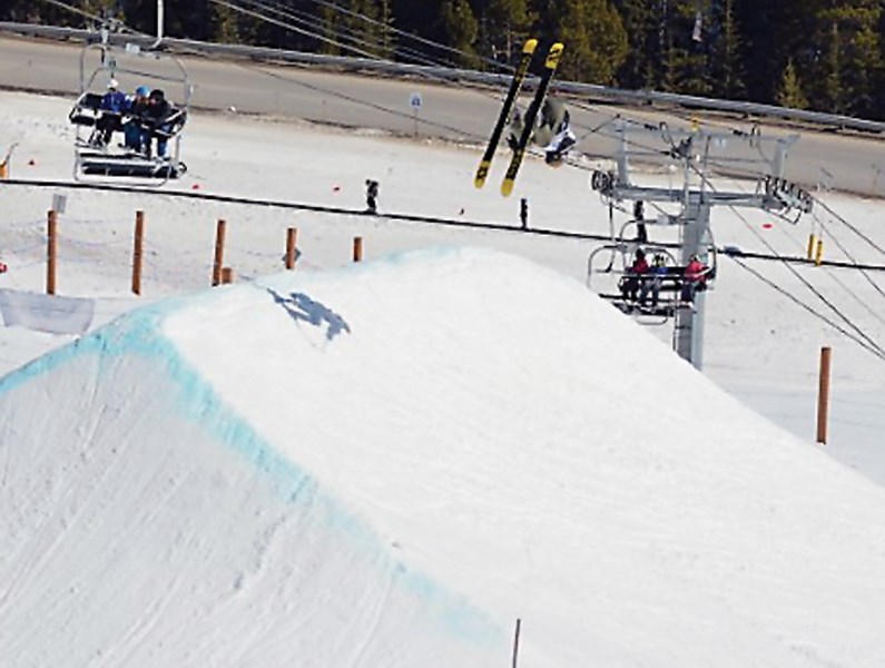 Tawatinaw Valley Freerider Emma Siegle netted a gold medal at the Alberta Freestyle Provincial Championships at Marmot Basin April 1. Locals brought home three medals from