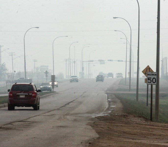 The smoke has cleared and the area has received some rain, but many ares of Westlock County are still very dry.