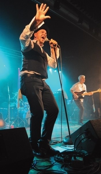 Matt Mattson, lead singer of the Hip Show, belts out a tune from the group’s Tragically Hip tribute show during the sixth annual Flatbush Rocks concert held at the Flatbush