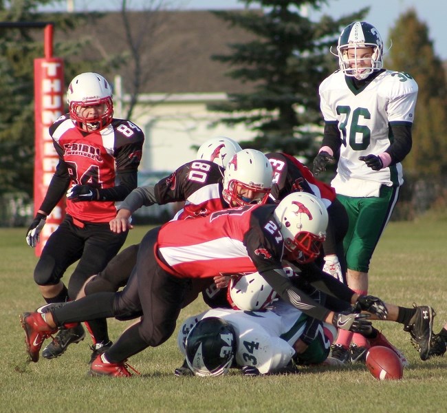 The Westlock Thunderbirds are on a two-game winning streak following their 13-8 victory over the Vegreville Vortex in the WFL Consolation Championship quarterfinal played