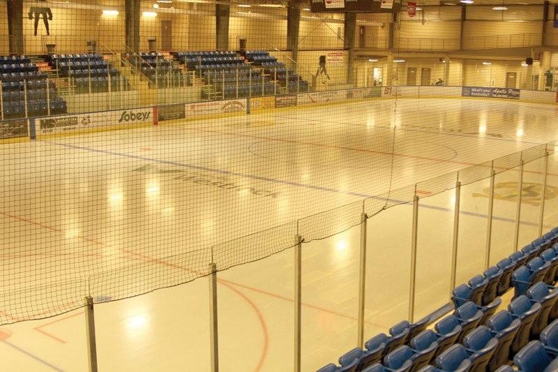 The Rotary Spirit Centre will be the host site for the upcoming Boston Pizza Cup, Feb. 8-12. The rink will be converted into four curling lanes start-ing Feb. 3.