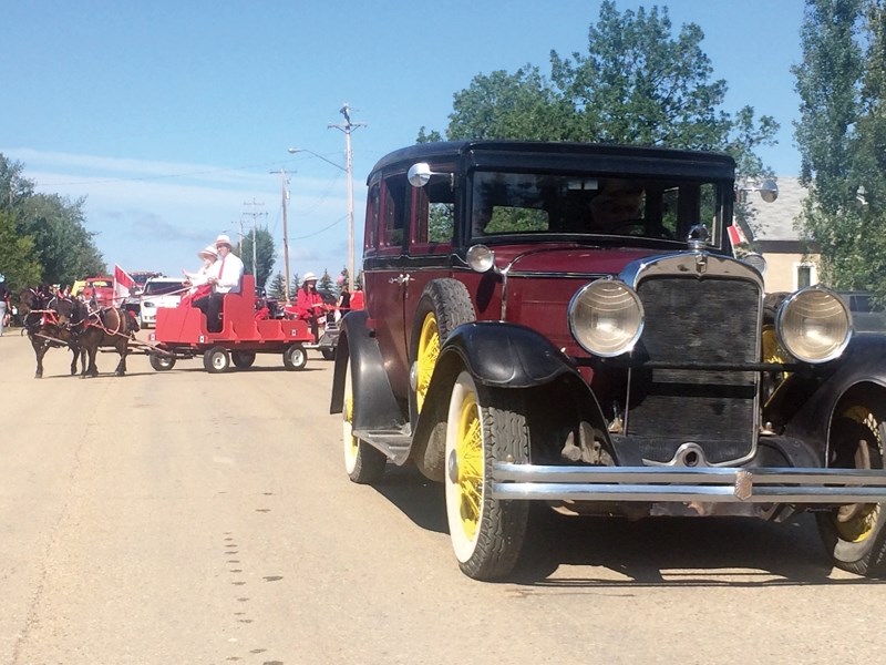 The Canada Day parade in Pickardville kicks off a full day of activities in the hamlet.