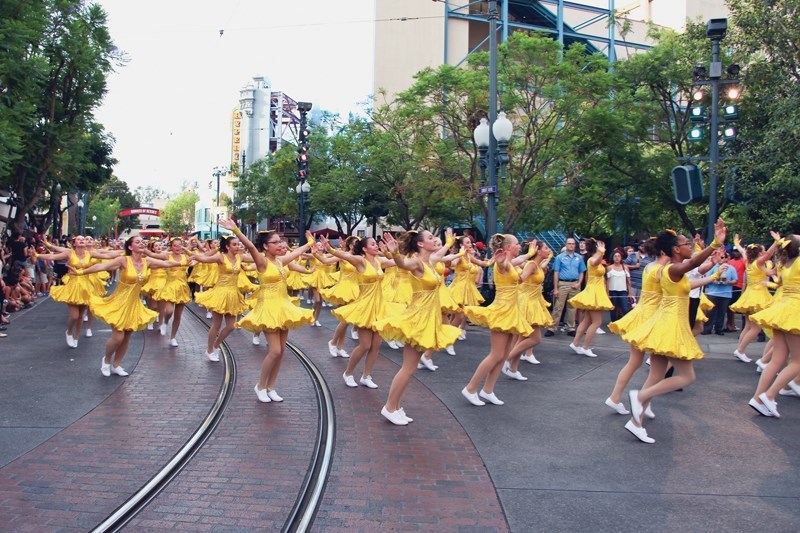 As part of the 25th anniversary for Silhouette Dance Productions, 66 students took part in the Disneyland &#8220;Dance the Magic &#8221; Parade in Anaheim, Calif., in early