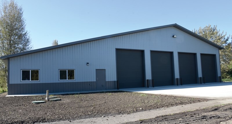 The new Fawcett Fire Hall awaits finishing touches after a multi-year fiasco that saw Westlock County try to use engineering designs from the Baptiste Lake fire hall without
