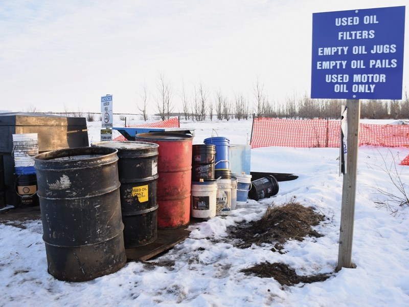 Collecting used oil will soon cost the Westlock Regional Waste Management Commission money as a recycling incentives are cut Jan. 1.