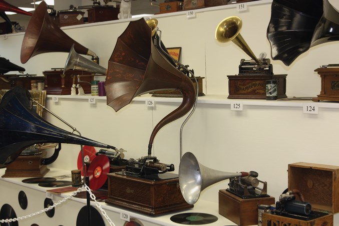  With a total of 200 working machines, the Bernard Wiese gramophone collection is a sight to behold.
