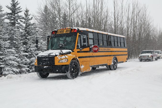 All school buses are cancelled on Wednesday as winter storms hit Superior North region.