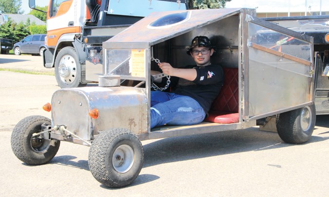  This custom hotrod gained 14-year-old builder Chase Lockwood some notoriety at the event.