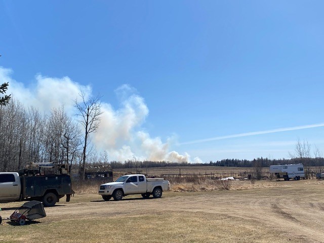 Athabasca firefighters still working on extinguishing Canoe Lake fire