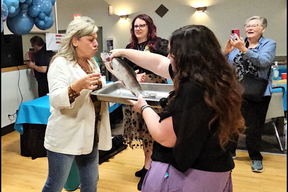 Participants were "screeched-in" Saturday night and took part in the kissing of the cod during the Soul Sisters Memorial Foundation's annual fundraiser Nelly's Project. This year's theme was an East Coast Kitchen Party!   