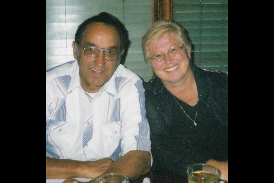Pete Tymko with his long-time partner, Adeline Peake.