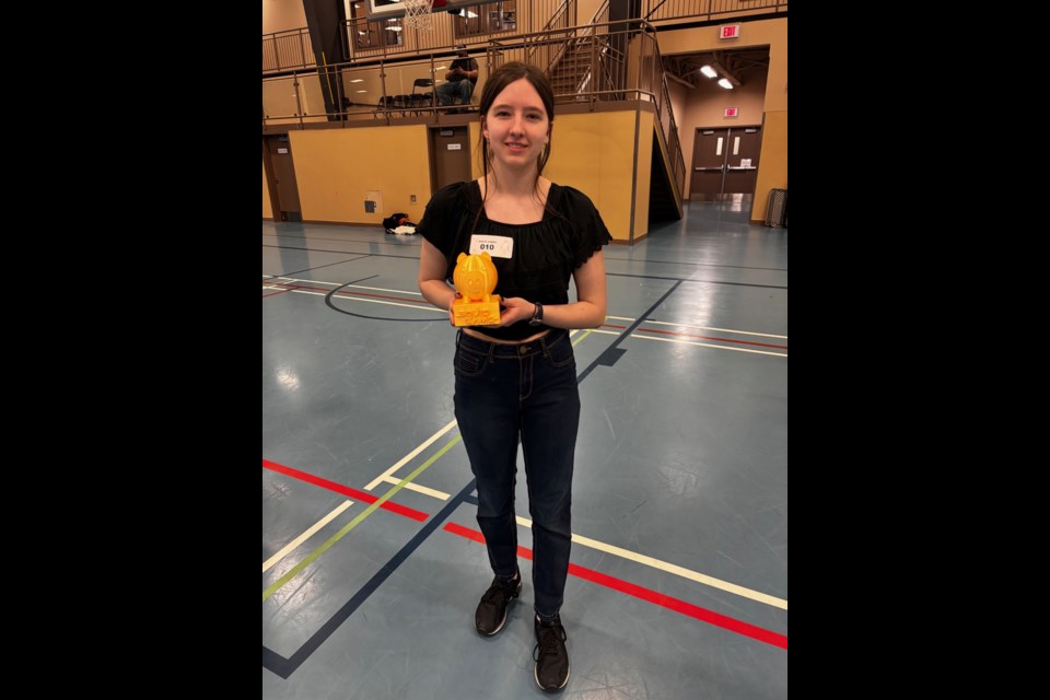 The winner at the Squid Games event on April 4 was Trinity Barth. Well played! Sandy Doucet/Westlock News