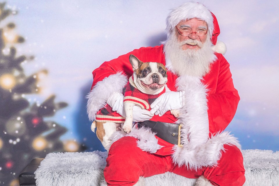 Pet owners are being invited to join a fundraising initiative in Port Moody on Dec. 3 benefitting the Tri-Cities SPCA as Santa will be on hand to take photos with all house pets.
