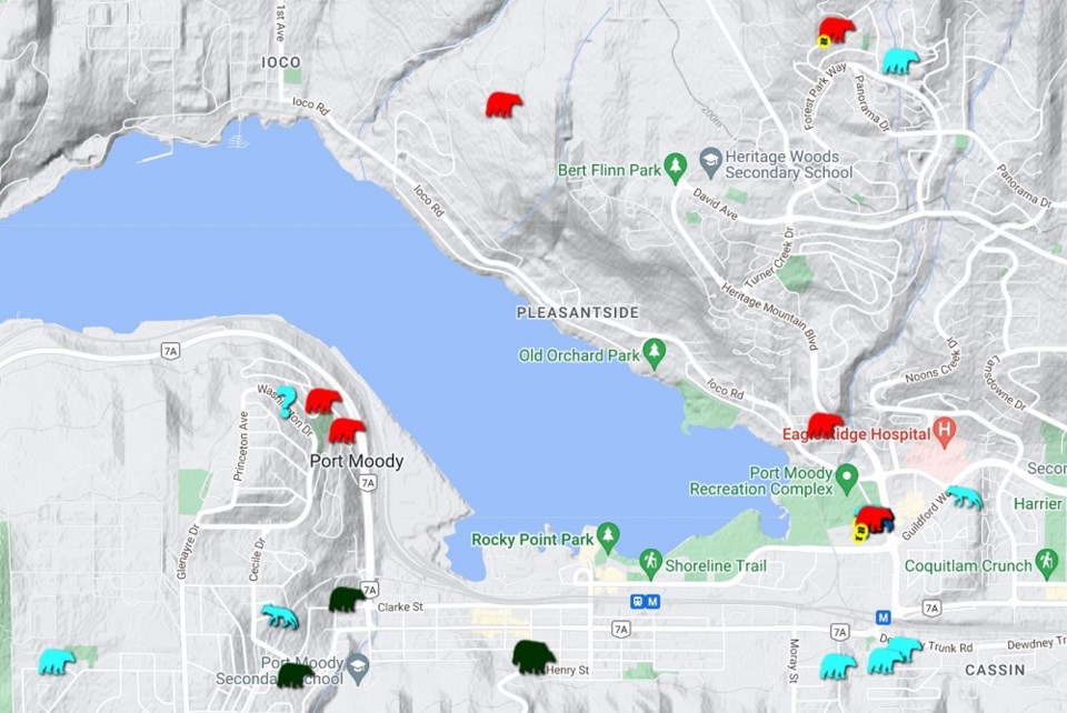 Wildlife sightings - Port Moody April 2022