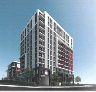 WG Architecture Inc. is proposing a 12-storey building using engineered wood products, plus a seven-storey wood-frame high-rise one block north of the Como Lake Avenue/Clarke Road intersection in Coquitlam.