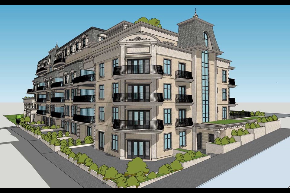 The condo and townhouse proposal for 200 Marmont St., in Coquitlam.