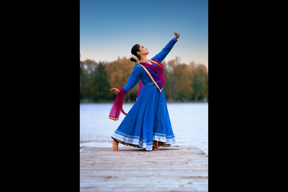 Palak Dhiman talks and performs at Place des Arts in Coquitlam in April 2024.