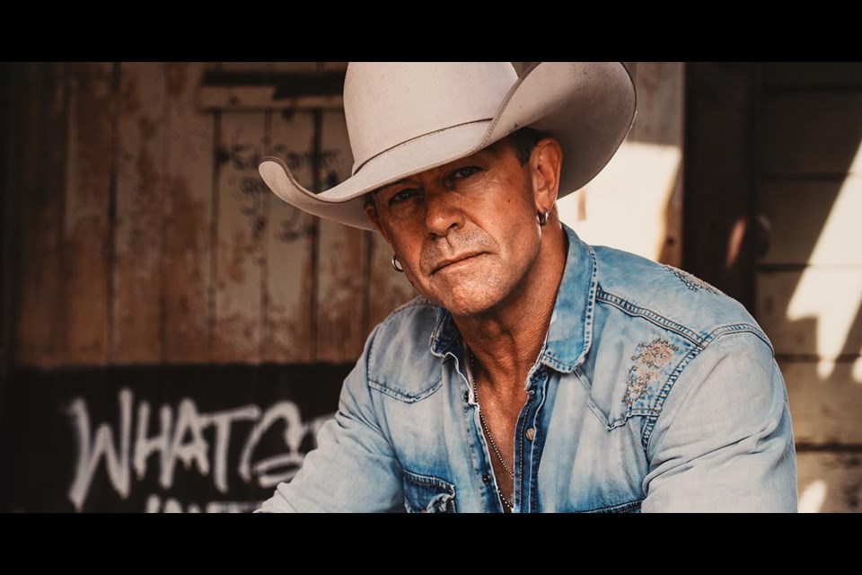 Aaron Pritchett performs in Coquitlam on Feb. 3, 2024.