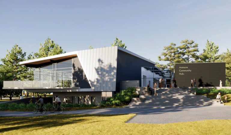 A rendering of the proposed $8 million Anmore Community Hub.
