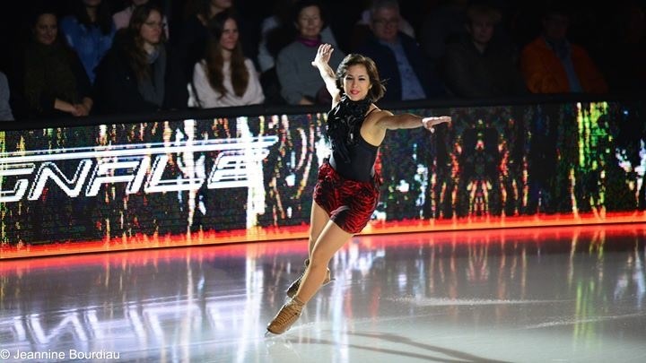 Hjørdis Lee in the show Art On Ice.