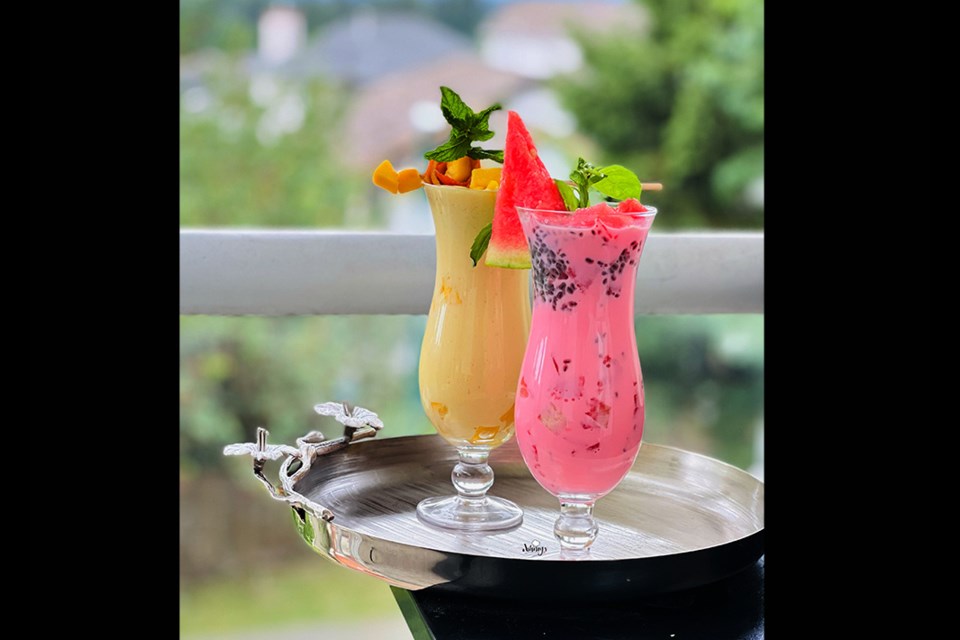 Looking for a refreshing summer drink? Try a Mango Lassi or a Watermelon Sharbat, says a Coquitlam chef.