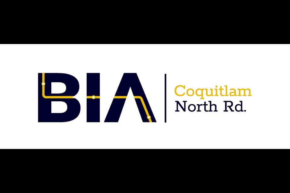 The logo for the Coquitlam North Road BIA.