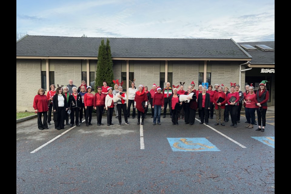 Choral Connections ready for its 2021 Christmas show at the Terry Fox Theatre in Port Coquitlam.